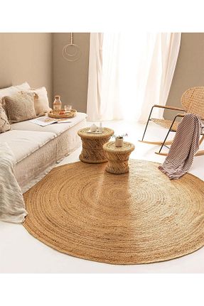 فرش قهوه ای آنتی آلرژی Koza Halı - کد 93841839