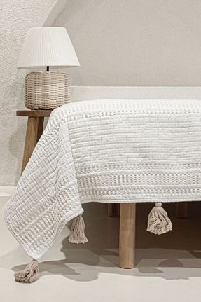 روتختی دونفره بژ پنبه ای Koza Home - کد 754760872