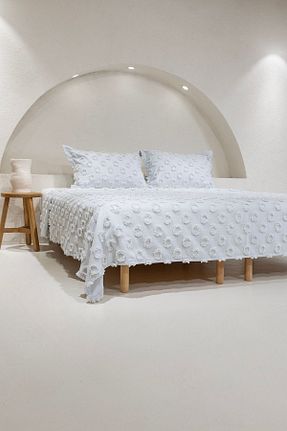 روتختی دونفره طوسی پنبه ای Koza Home - کد 754761028