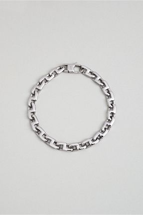 دستبند استیل (فولاد) متالیک مردانه استیل (فولاد) So Chic - کد 868534742