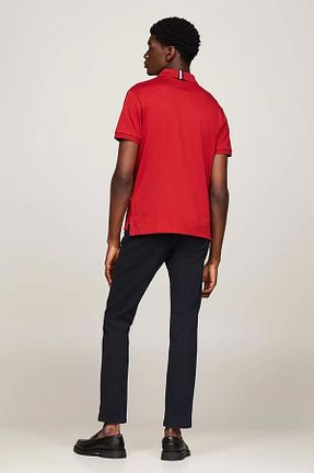 پولوشرت قرمز مردانه %100 پنبه Tommy Hilfiger - کد 843201571