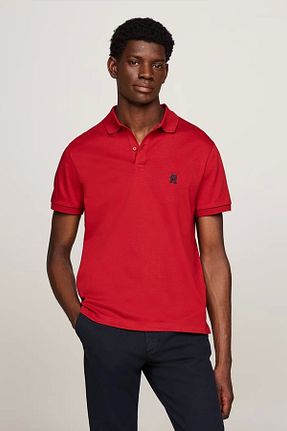 پولوشرت قرمز مردانه %100 پنبه Tommy Hilfiger - کد 843201571