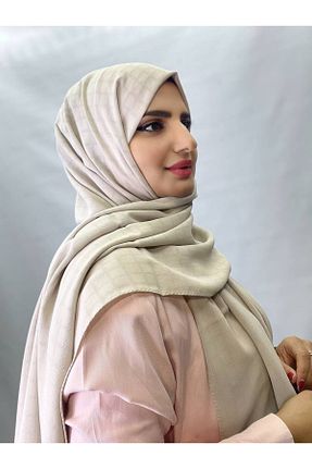 شال بژ زنانه کرپ ALDAİR - کد 868560290