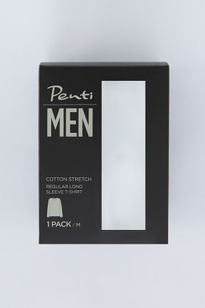 تیشرت سفید مردانه رگولار Penti - کد 65052959