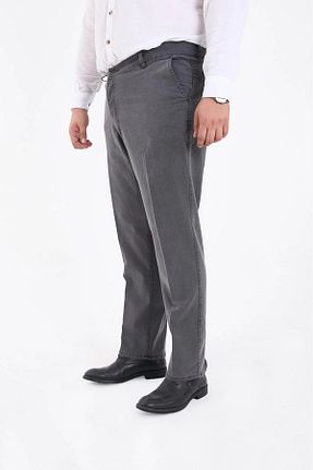 شلوار سایز بزرگ طوسی زنانه پنبه ای PHANTOM JEANS - کد 869504264