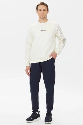 سوئیشرت سفید مردانه چاپی Nautica - کد 788167729