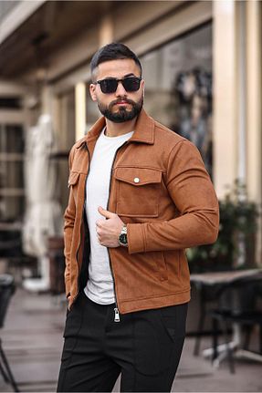 کت قهوه ای مردانه اسلیم Kleidus - کد 868567695
