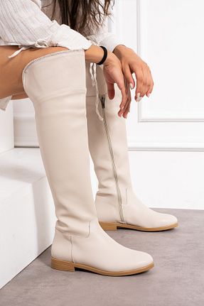 چکمه بژ زنانه جیر wolk shoes - کد 868576290