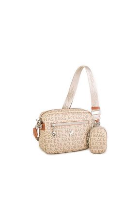 کیف پستچی قهوه ای زنانه چرم مصنوعی Nas Bag - کد 729031395