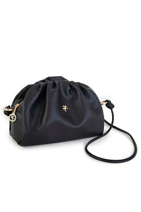 کیف پستچی مشکی زنانه چرم مصنوعی Nas Bag - کد 684473651