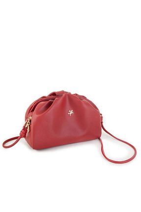 کیف پستچی قرمز زنانه چرم مصنوعی Nas Bag - کد 729032897