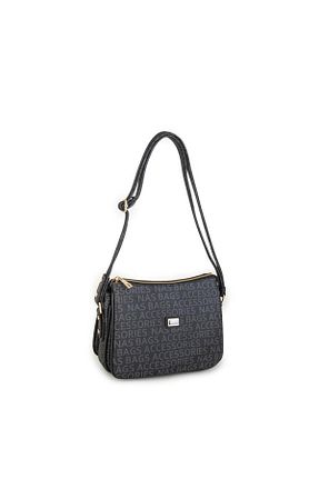 کیف پستچی مشکی زنانه چرم مصنوعی Nas Bag - کد 686345879