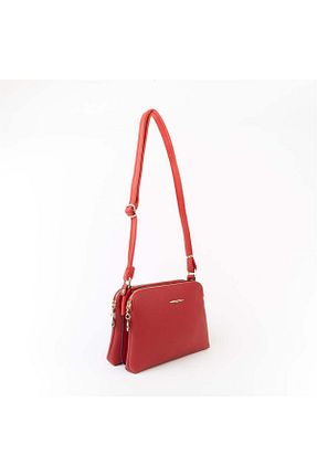 کیف پستچی قرمز زنانه چرم مصنوعی Nas Bag - کد 734110940