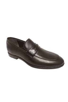کفش کژوال قهوه ای مردانه چرم خالص Doğan - کد 868588005