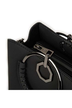 کیف پستچی مشکی زنانه چرم مصنوعی Nas Bag - کد 739081953