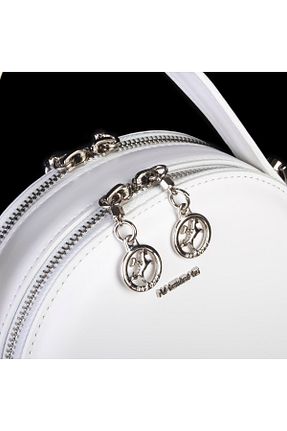 کیف پستچی سفید زنانه چرم مصنوعی Nas Bag - کد 841455613