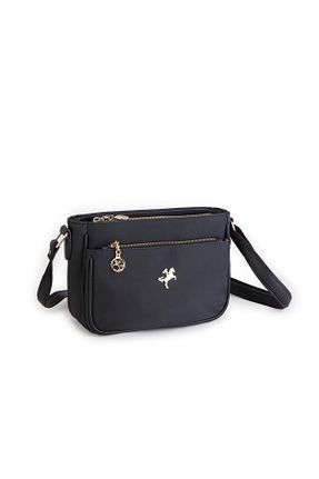 کیف پستچی مشکی زنانه چرم مصنوعی Nas Bag - کد 759770076