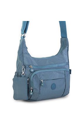 کیف پستچی آبی زنانه پارچه ای Nas Bag - کد 684473946