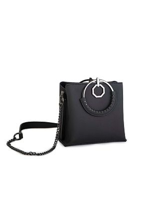 کیف پستچی مشکی زنانه چرم مصنوعی Nas Bag - کد 739081953