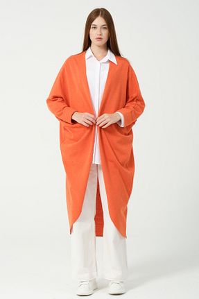 رویه نارنجی زنانه مخلوط ویسکون Hatun Atila - کد 849654649