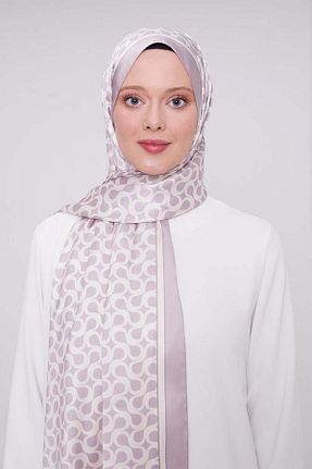 شال بنفش زنانه پنبه ای Levidor - کد 868616401