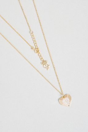 گردنبند نقره زرد زنانه 925 عیار So Chic - کد 869574281