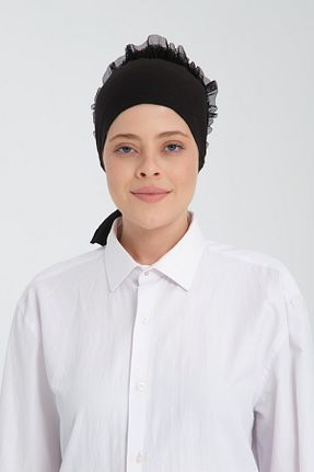 کلاه شنای حجاب مشکی زنانه Wega Moda - کد 868618575