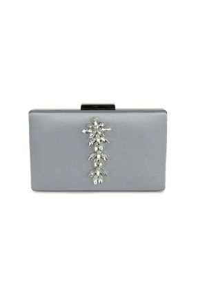 کیف مجلسی طوسی زنانه پارچه ای MSglame - کد 892874501