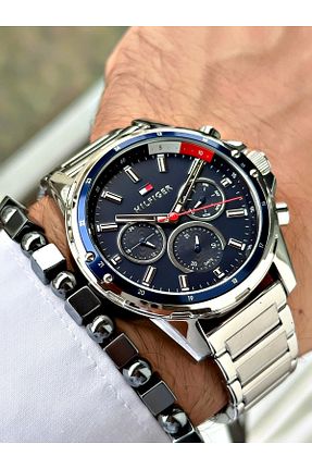 ساعت مچی طوسی مردانه 45 میلی متر Tommy Hilfiger - کد 868634664