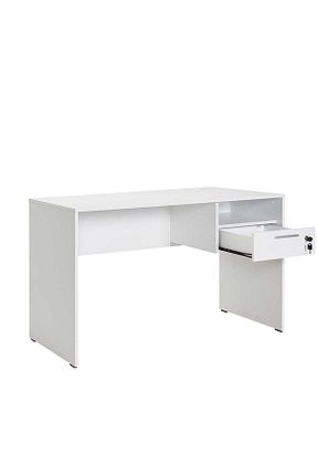 میز تحریر سفید 75 سانتی متر Adore Mobilya - کد 285554508