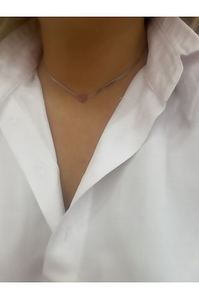 گردنبند استیل ( فولاد ) زنانه استیل ضد زنگ Hicrans Takı - کد 869267171
