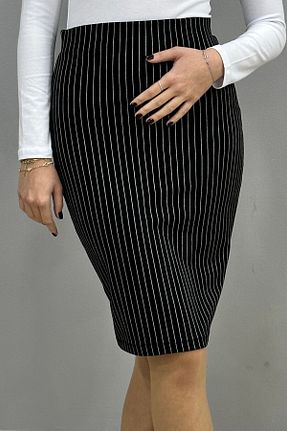 دامن مشکی زنانه لیکرا Tam Moda - کد 789569981