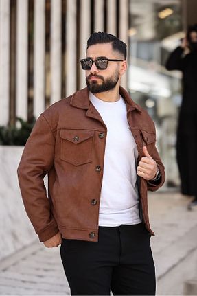 کت قهوه ای مردانه رگولار RHONES - کد 827572918
