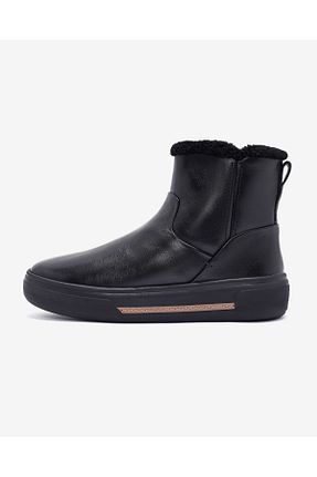 بوت / نیم بوت مشکی زنانه پاشنه تخت CLARKS - کد 868680063