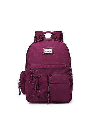 کیف مدرسه زرشکی زنانه پارچه ای Smart Bags - کد 743001252