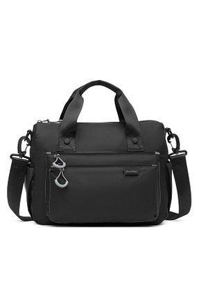 کیف پستچی مشکی زنانه پارچه ای Smart Bags - کد 445920528