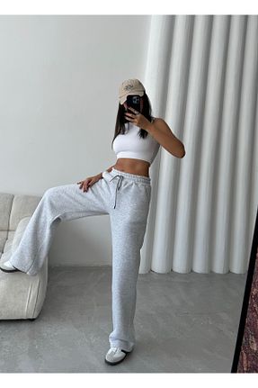 تیشرت طوسی زنانه رگولار Butik - کد 868705619