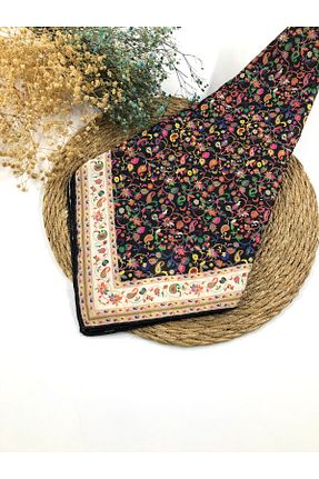 روسری مشکی پنبه ای Kamelya - کد 868733978