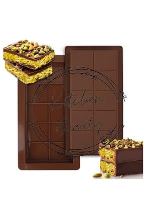 قالب کیک و فر قهوه ای سیلیکون Kitchen Beauty - کد 867084967