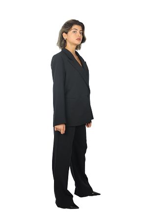 شلوار مشکی زنانه پلی استر Naar - کد 868813279