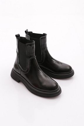 بوت / نیم بوت مشکی زنانه چرم لاکی Dgn - کد 868879440