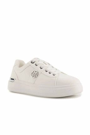 کفش اسنیکر سفید زنانه بند دار U.S. Polo Assn. - کد 868882568