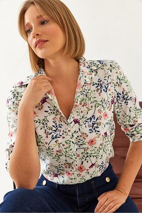 پیراهن بژ زنانه رگولار Bianco Lucci - کد 804048900