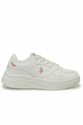 کفش اسنیکر سفید زنانه بند دار U.S. Polo Assn. - کد 868914768
