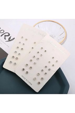 گوشواره جواهر زیرکن Pi aksesuar - کد 868911565