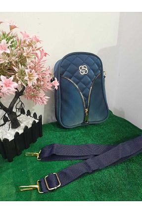 کیف دستی آبی زنانه ابعاد کوچک ÇANTA - کد 868984264