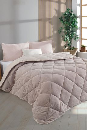لحاف دونفره بژ 195 x 215 Zeynep Tekstil - کد 868922187