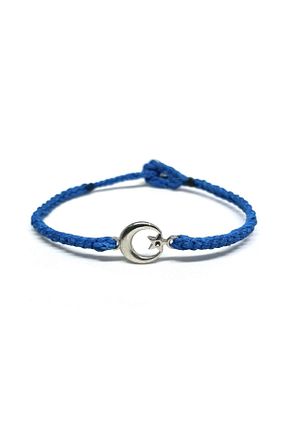 دستبند استیل (فولاد) آبی زنانه استیل (فولاد) tbek - کد 868921135
