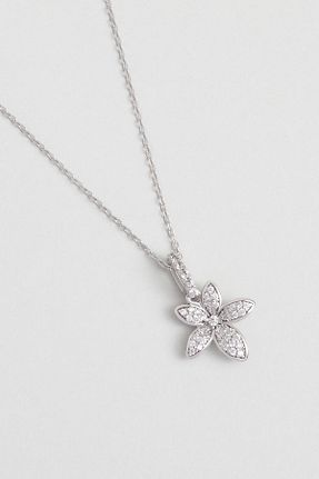 گردنبند نقره سفید زنانه 925 عیار So Chic - کد 868944135