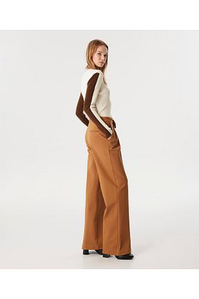 شلوار قهوه ای زنانه بافتنی Twist - کد 868939368